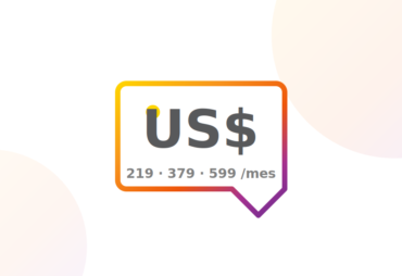 Ícono de etiqueta de precio con los planes de ams IA: 219, 379 y 599 dólares al mes